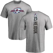 Milan Hejduk Colorado Avalanche Backer T-Shirt - Ash