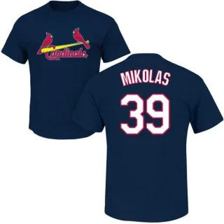 Miles Mikolas St. Louis Cardinals Name & Number T-Shirt - Navy