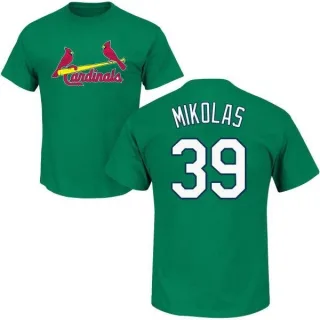 Miles Mikolas St. Louis Cardinals St. Patrick's Day Name & Number T-Shirt - Green