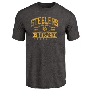 Minkah Fitzpatrick Pittsburgh Steelers Flanker Tri-Blend T-Shirt - Black