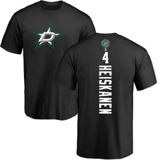 Miro Heiskanen Dallas Stars Backer T-Shirt - Black