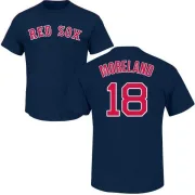 Mitch Moreland Boston Red Sox Name & Number T-Shirt - Navy