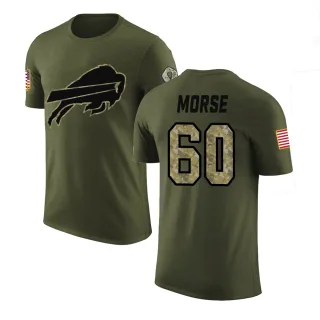 Mitch Morse Buffalo Bills Olive Salute to Service Legend T-Shirt