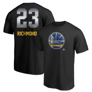 Mitch Richmond Golden State Warriors Black Midnight Mascot T-Shirt