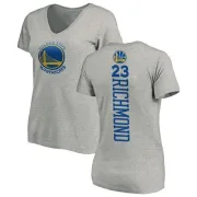 Mitch Richmond Women's Golden State Warriors Ash Backer T-Shirt