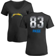 Mitchell Paige Women's Los Angeles Chargers Midnight Mascot T-Shirt - Black