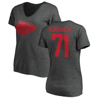 Mitchell Schwartz Women's Kansas City Chiefs One Color T-Shirt - Ash