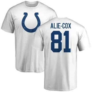 Mo Alie-Cox Indianapolis Colts Name & Number Logo T-Shirt - White