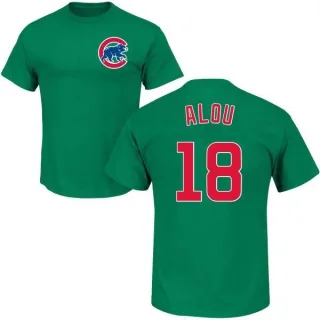 Moises Alou Chicago Cubs St. Patrick's Day Name & Number T-Shirt - Green