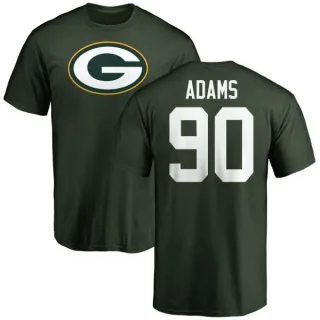 Montravius Adams Green Bay Packers Name & Number Logo T-Shirt - Green
