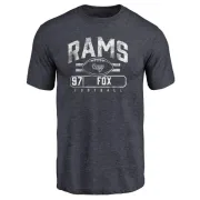 Morgan Fox Los Angeles Rams Flanker Tri-Blend T-Shirt - Navy