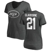 Morris Claiborne Women's New York Jets One Color T-Shirt - Ash