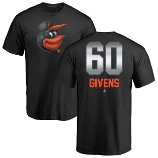 Mychal Givens Baltimore Orioles Midnight Mascot T-Shirt - Black