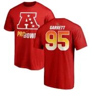 Myles Garrett Cleveland Browns AFC 2019 Pro Bowl Red Name & Number T-Shirt