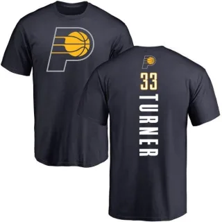 Myles Turner Indiana Pacers Navy Backer T-Shirt