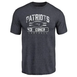 Nate Ebner New England Patriots Flanker Tri-Blend T-Shirt - Navy