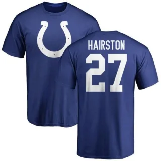 Nate Hairston Indianapolis Colts Name & Number Logo T-Shirt - Royal