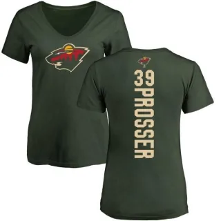 Nate Prosser Women's Minnesota Wild Backer T-Shirt - Green