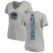 Nate Thurmond Women's Golden State Warriors Ash Backer T-Shirt