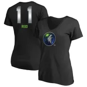 Naz Reid Women's Minnesota Timberwolves Black Midnight Mascot T-Shirt