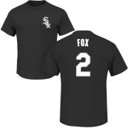 Nellie Fox Chicago White Sox Name & Number T-Shirt - Black