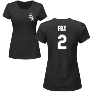 Nellie Fox Women's Chicago White Sox Name & Number T-Shirt - Black