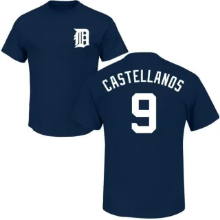 Nicholas Castellanos Detroit Tigers Name & Number T-Shirt - Navy