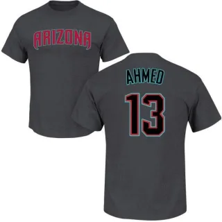 Nick Ahmed Arizona Diamondbacks Name & Number T-Shirt - Charcoal