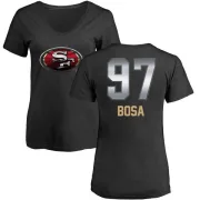 Nick Bosa Women's San Francisco 49ers Midnight Mascot T-Shirt - Black