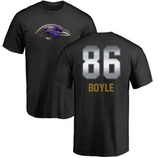 Nick Boyle Baltimore Ravens Midnight Mascot T-Shirt - Black