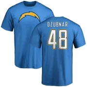 Nick Dzubnar Los Angeles Chargers Name & Number T-Shirt - Blue