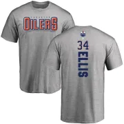 Nick Ellis Edmonton Oilers Backer T-Shirt - Ash