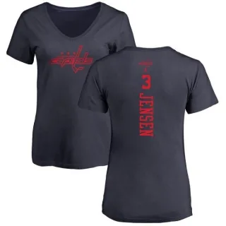 Nick Jensen Women's Washington Capitals One Color Backer T-Shirt - Navy