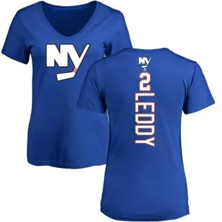 Nick Leddy Women's New York Islanders Backer T-Shirt - Royal