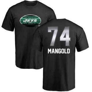 Nick Mangold New York Jets Midnight Mascot T-Shirt - Black