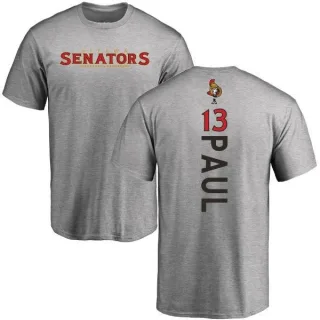 Nick Paul Ottawa Senators Backer T-Shirt - Ash