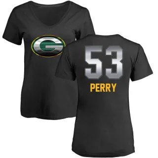 Nick Perry Women's Green Bay Packers Midnight Mascot T-Shirt - Black