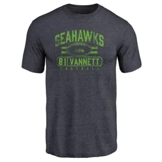 Nick Vannett Seattle Seahawks Flanker Tri-Blend T-Shirt - Navy