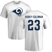 Nickell Robey-Coleman Los Angeles Rams Name & Number Logo T-Shirt - White