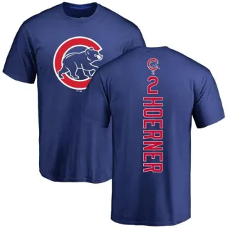 Nico Hoerner Chicago Cubs Backer T-Shirt - Royal