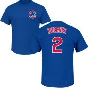 Nico Hoerner Chicago Cubs Name & Number T-Shirt - Royal