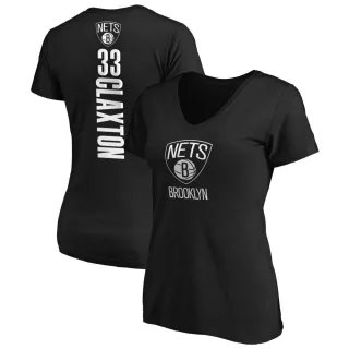 Nicolas Claxton Women's Brooklyn Nets Black Backer T-Shirt