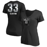 Nicolas Claxton Women's Brooklyn Nets Black Midnight Mascot T-Shirt