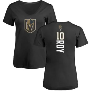 Nicolas Roy Women's Vegas Golden Knights Backer Slim Fit V-Neck T-Shirt - Black