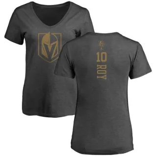 Nicolas Roy Women's Vegas Golden Knights Charcoal One Color Backer T-Shirt