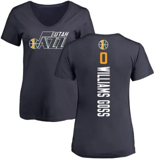 Nigel Williams-Goss Women's Utah Jazz Navy Backer T-Shirt