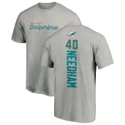 Nik Needham Miami Dolphins Backer T-Shirt - Ash