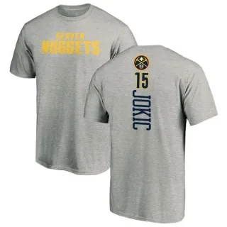 Nikola Jokic Denver Nuggets Ash Backer T-Shirt