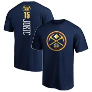 Nikola Jokic Denver Nuggets Navy Backer T-Shirt