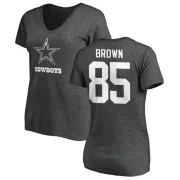 Noah Brown Women's Dallas Cowboys One Color T-Shirt - Ash